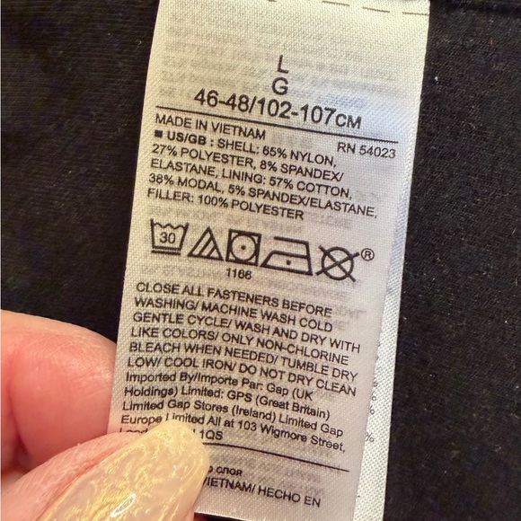 Banana Republic Unisex Large Gray Quilted/Water Resist Vest  Excellent Condition - Picture 13 of 13